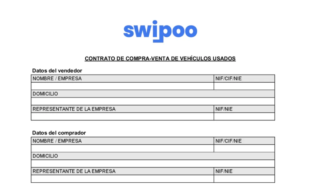 Todo sobre el contrato de compraventa de un vehículo .webp